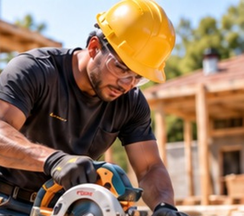 South African contractor at work